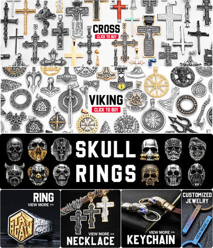 Dumbbell Men Necklaces