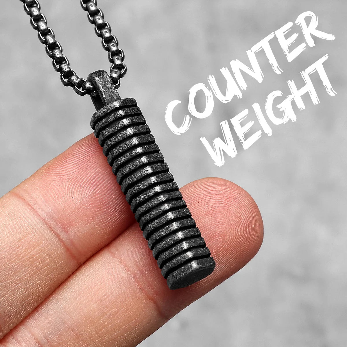 Dumbbell Men Necklaces