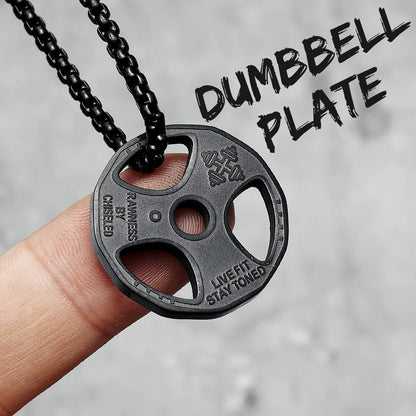 Dumbbell Men Necklaces