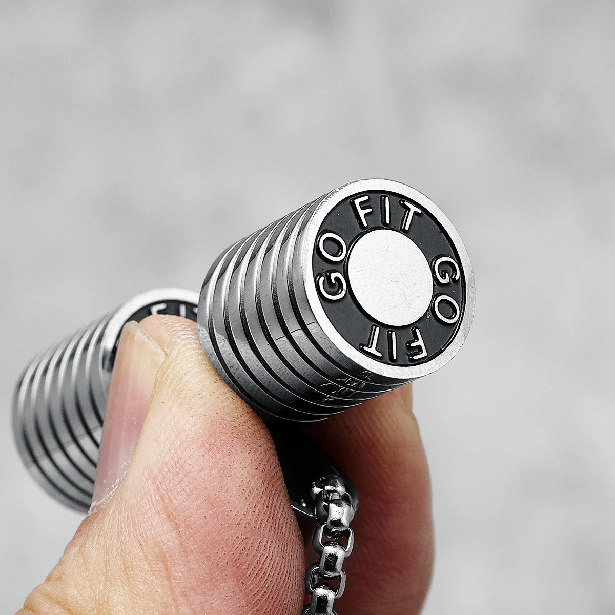 Dumbbell Men Necklaces