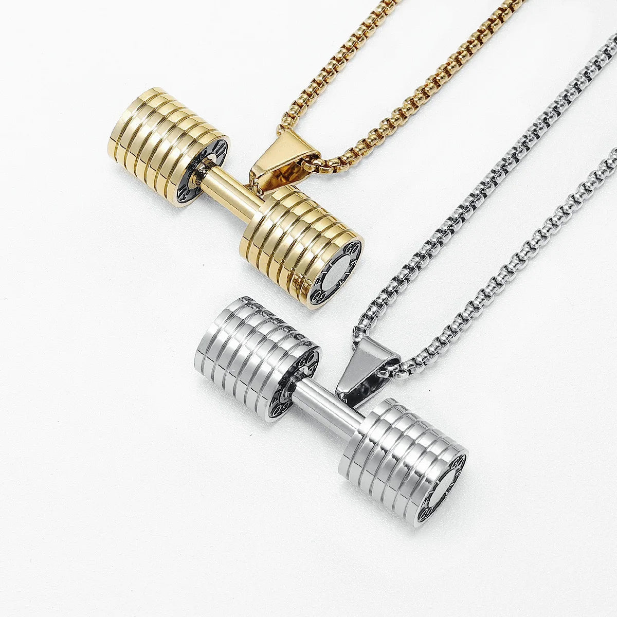Dumbbell Men Necklaces
